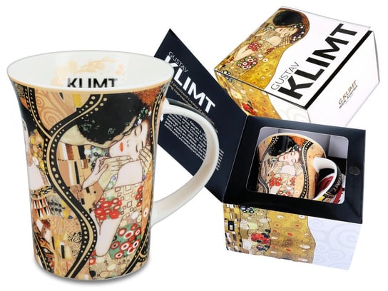 Kubek porcelanowy G. Klimt, Kolaż 350 ml, Carmani Carmani