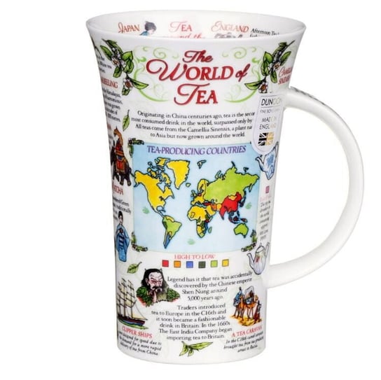 Dunoon fine bone China XL beker Glencoe THE WORLD OF GOLF