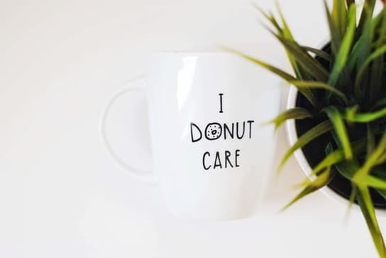 Kubek porcelanowy I DONUT CARE 300 ml, Jedrki biały Jedrki, Jędrki