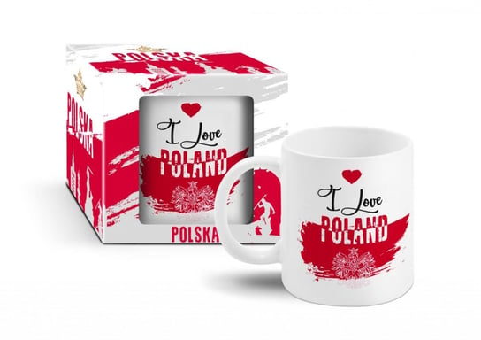 Kubek porcelanowy I LOVE POLAND, Boss, 300 ml Creative Factory
