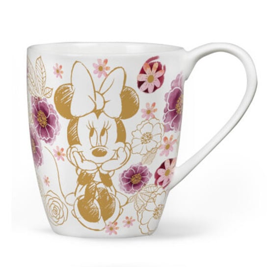 Kubek porcelanowy Minnie Flowers Gold 400 ml DISNEY Disney