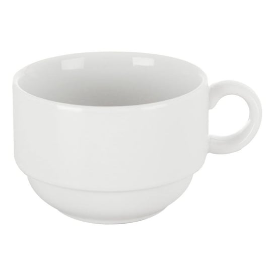 Kubek porcelanowy MONA biały do picia napojów kawy herbaty 180 ml ORION Orion