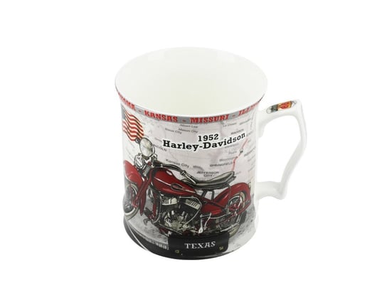 Kubek porcelanowy, Motor w puszce Harley Davidson 1952r, 480 ml, Carmani Carmani