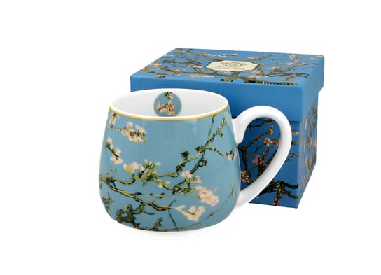 Kubek porcelanowy, nowoczesny, baryłka Vincent Van Gogh - Almond Blossom, 430 ml, DUO Gift DUO Gift