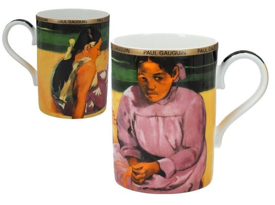 Kubek porcelanowy, P. Gauguin, Tahitańskie kobiety na plaży, Carmani Carmani