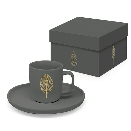 Kubek porcelanowy Pure Gold Leaves Filiżanka Espresso 75 ml Inna marka