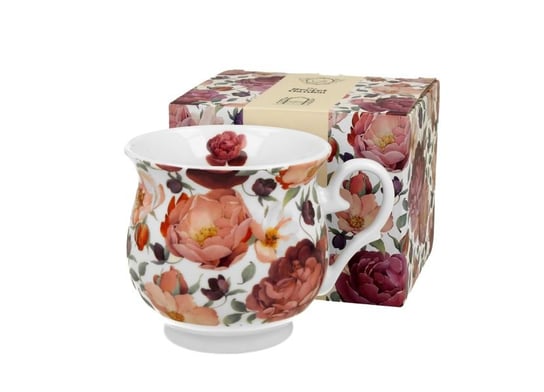 Kubek porcelanowy retro SPRING ROSES WHITE 500 ml, DUO Gift DUO Gift