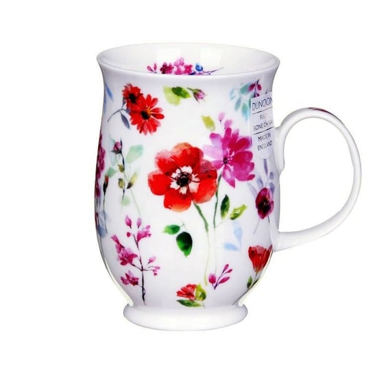 Kubek porcelanowy Suffolk - Floral Harmony, Red 310 ml, Dunoon Dunoon