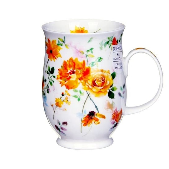 Kubek porcelanowy Suffolk - Floral Harmony, Yellow 310 ml, Dunoon Dunoon
