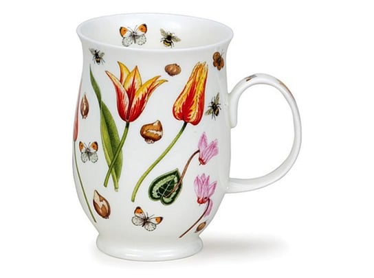 Kubek porcelanowy Suffolk - Flowering Bulbs Tulip, Kwiaty 310 ml, Dunoon Dunoon