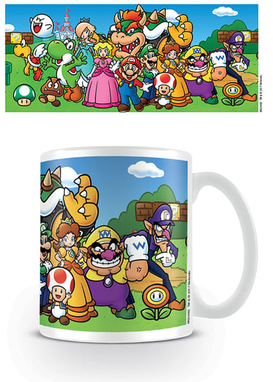 Kubek porcelanowy Super Mario (Characters) Pyramid International różnokolorowy Pyramid International