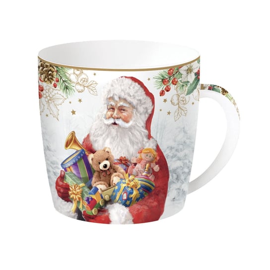 Kubek porcelanowy świąteczny W Puszce, - Santa Is Coming 350 ml, Easy Life/Nuova R2S Inna marka