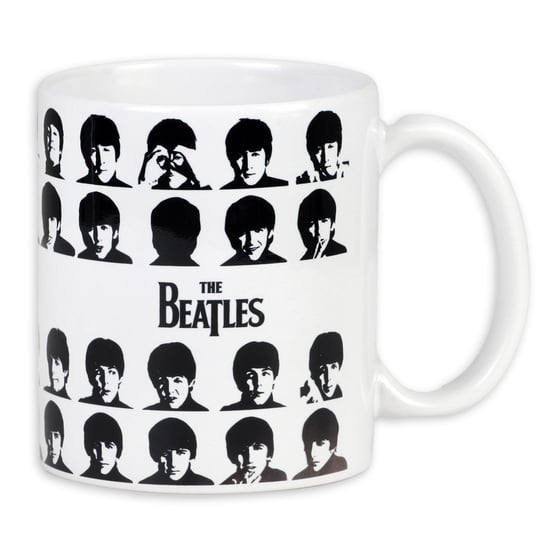 Kubek porcelanowy The Beatles, 440 ml, Eurograf BIS Biały Empik