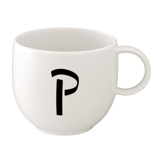 Kubek porcelanowy z literą P Letters, 300 ml, Villeroy & Boch Villeroy & Boch