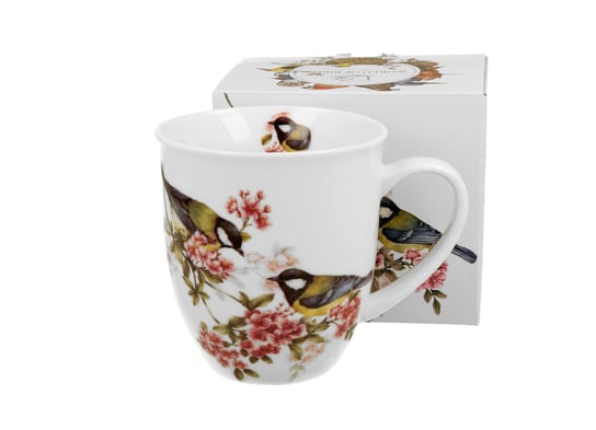 Kubek porcelanowy, zwierzęta, Ptasi Świat - SIKORKI, 400 ml, Duo-Gift Duo-Gift