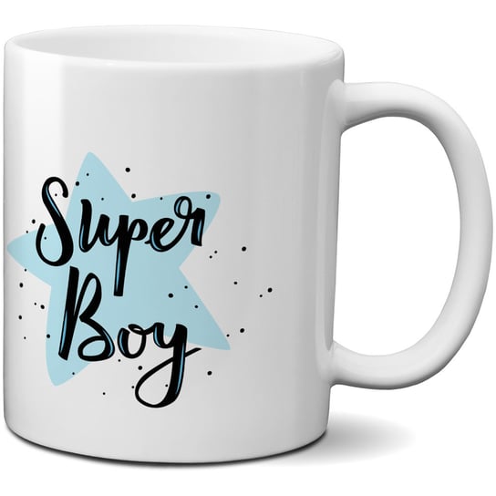 Kubek porcelitowy z nadrukiem - Super Boy, 330ml, CupCup.pl CupCup.pl