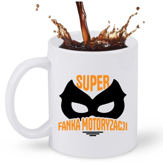 Kubek prezent dla fanki motoryzacji, najlepsza fanka samochodów, auto + imię, 2 supergifty.pl
