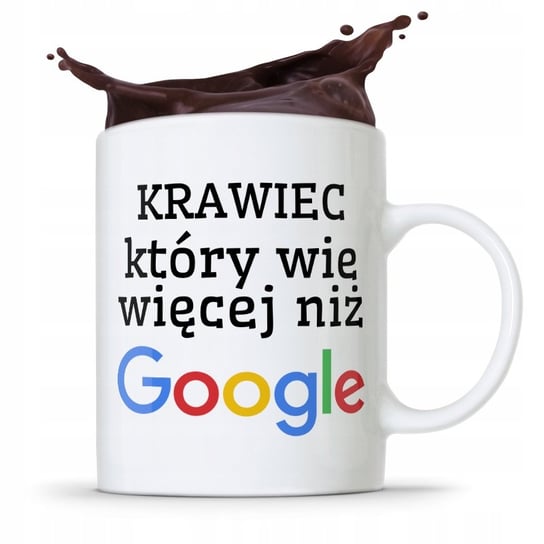 KUBEK PREZENT KRAWCOWEJ KRAWCA WIE WIĘCEJ NIŻ z Nadrukiem ze Zdjęciem PoliDraw