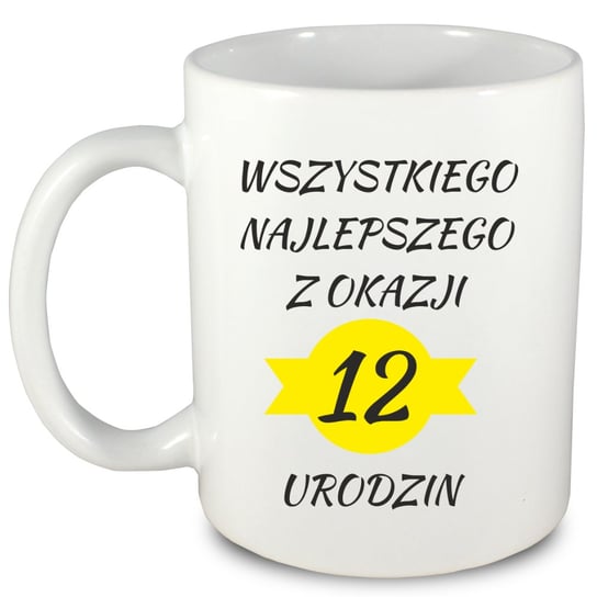 Prezent Na 12 Urodziny Dla Chłopca Kubek prezent na 12 urodziny + imię, wersja 1 - Inna marka | Sklep