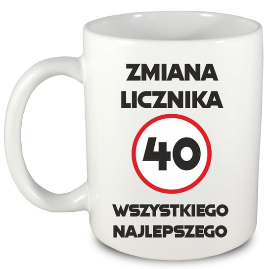 Kubek prezent na 40 urodziny + imię, wersja 3 Inna marka