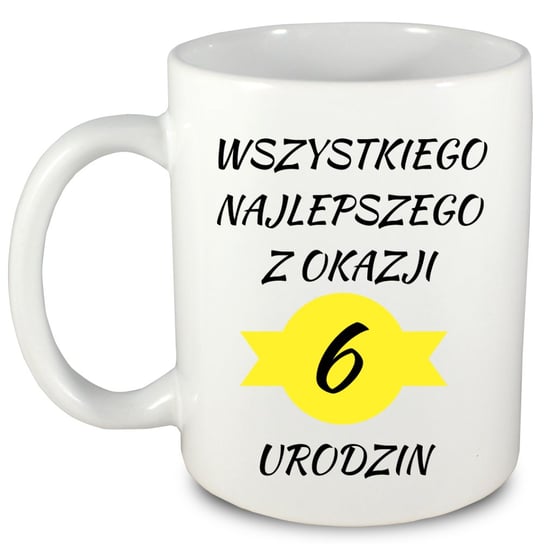 Prezent Na 6 Urodziny Dla Chłopca Kubek prezent na 6 urodziny + imię, wersja 1 - Inna marka | Sklep EMPIK.COM