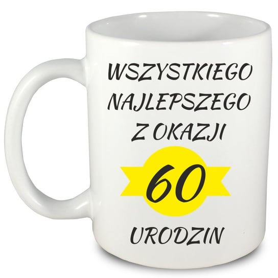 Kubek prezent na 60 urodziny + imię, wersja 1 Inna marka