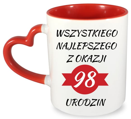 Kubek prezent na 98 urodziny + imię, wersja 2 Inna marka