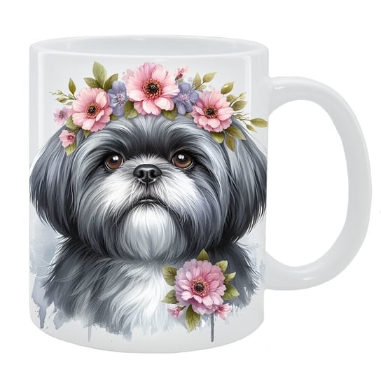 Kubek Shih Tzu - Kolekcja Floral Inna marka