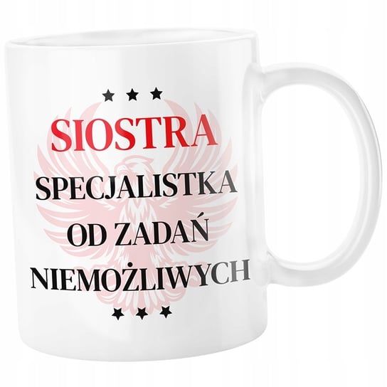 KUBEK SIOSTRA SPECJALISTKA OD ZADAŃ NIEMOŻLIWYCH PREZENT Inna marka