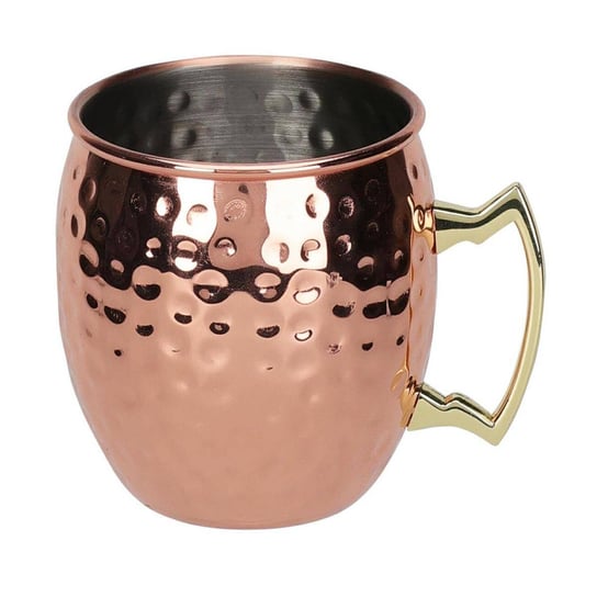 Kubek stalowy miedziany do Moscow Mule 10x12 cm, 500 ml MIA home