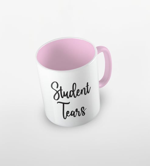 Kubek Student Tears Kolor Wnętrza Różowy Fotobloki & Decor