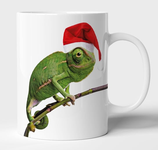 Kubek świąteczny ceramiczny kameleon święta 5made