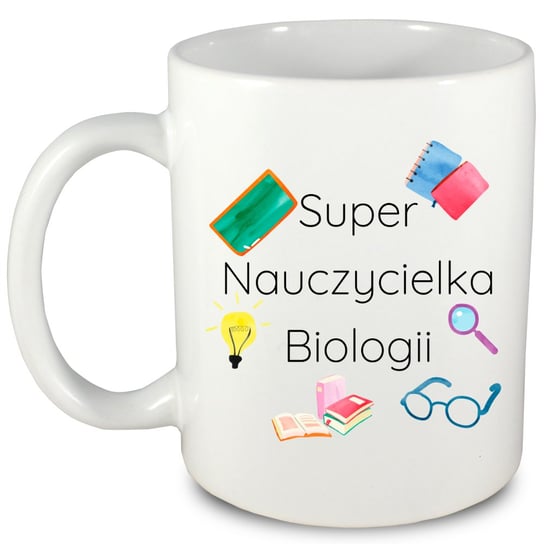 Kubek świąteczny prezent dla nauczycielki BIOLOGII + imię, 1 Inna marka