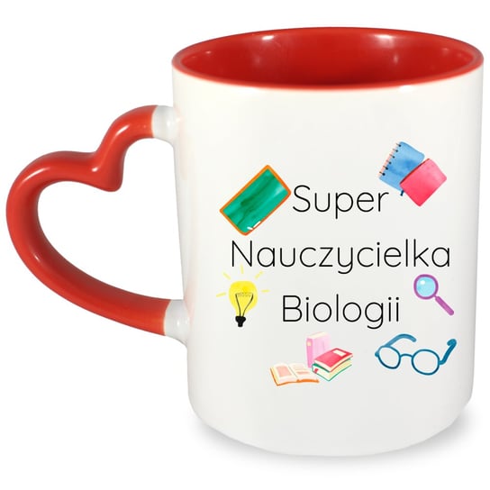 Kubek świąteczny prezent dla nauczycielki BIOLOGII + imię, 2 Inna marka