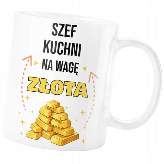 KUBEK SZEF KUCHNI NA WAGĘ ZŁOTA PREZENT Inna marka