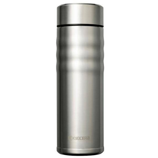 Kubek termiczny 500 ml Twist Top, stalowy KYOCERA - Srebrny Kyocera