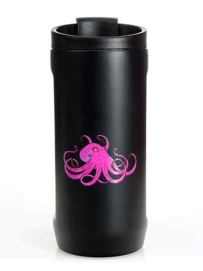 Kubek termiczny na kawę Dr.Bacty Notus 360 ml -  Octopus Magenta Dr.Bacty