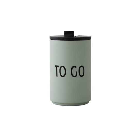 Kubek termiczny TO GO, miętowy, 350 ml Design Letters