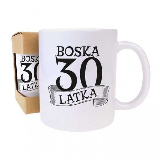 Kubek Urodzinowy boska 30 latka na kawę herbatę Idekor