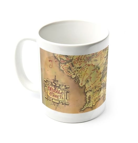 Kubek Władca Pierścieni The Lord Of The Rings Middle Earth Mapa 315 ml Pyramid International
