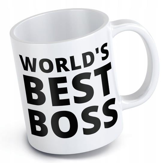 Kubek world's best boss najlepszy szef na świecie prezent the office prezes Kubkotwórnia
