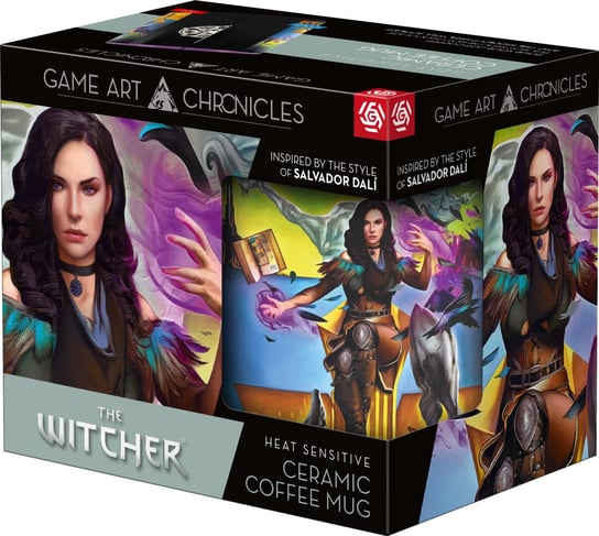 Kubek z aplikacją termoaktywną Game Art Chronicles The Witcher Yennefer & Salvador Dali Good Loot