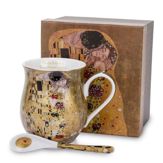 Kubek Z Łyżeczką  Pocałunek Gustav Klimt Pigmejka