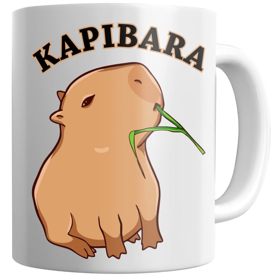 Kubek Z Nadrukiem Kapibara Capybara Zwierzę Na Prezent Wondergift