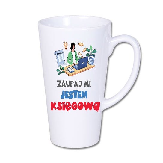 Kubek z nadrukiem Księgowa, Księgowy  BI-LATTE2-KSI-005 Inna marka