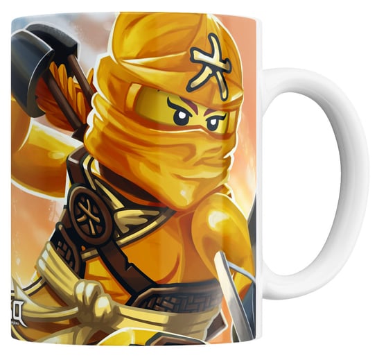 KUBEK Z NADRUKIEM LEGO NINJAGO Z IMIENIEM 330ML CERAMIKA Inna marka