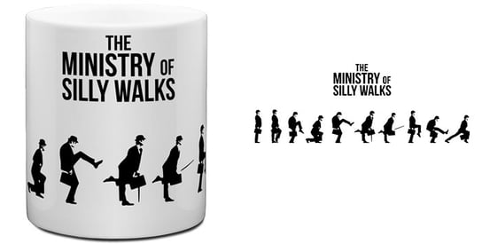 Kubek z nadrukiem Monty Python's Silly Walks Inna marka