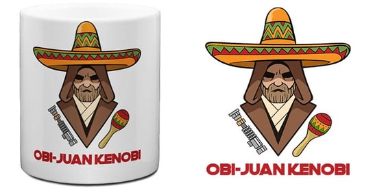 Kubek z nadrukiem Obi-Wan z Meksyku Inna marka
