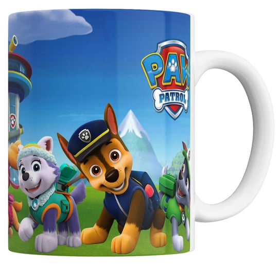 KUBEK Z NADRUKIEM PSI PATROL Z IMIENIEM 330ML CERAMIKA Inna marka
