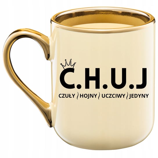 Kubek z napisem C.H.U.J. – Prezent dla chłopaka z poczuciem humoru CupLife